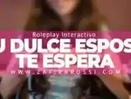 ROLEPLAY INTERACTIVO "TU DULCE ESPOSA TE ESPERA" [ASMR] SOLO AUDIO  ARGENTINA CALIENTE